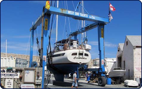 Sailboat Annual Haulout and Rigging Service
